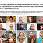 Vuoden graafikko 2013 nyt ehdolla vuoden suomenruotsalaiseksi: ”Keitä nämä muut ehdokkaat ovat?”